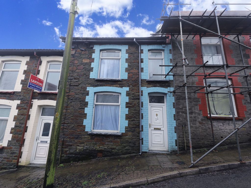 3 bed terraced house for sale in Troedyrhiw Road, Porth CF39, £87,500
