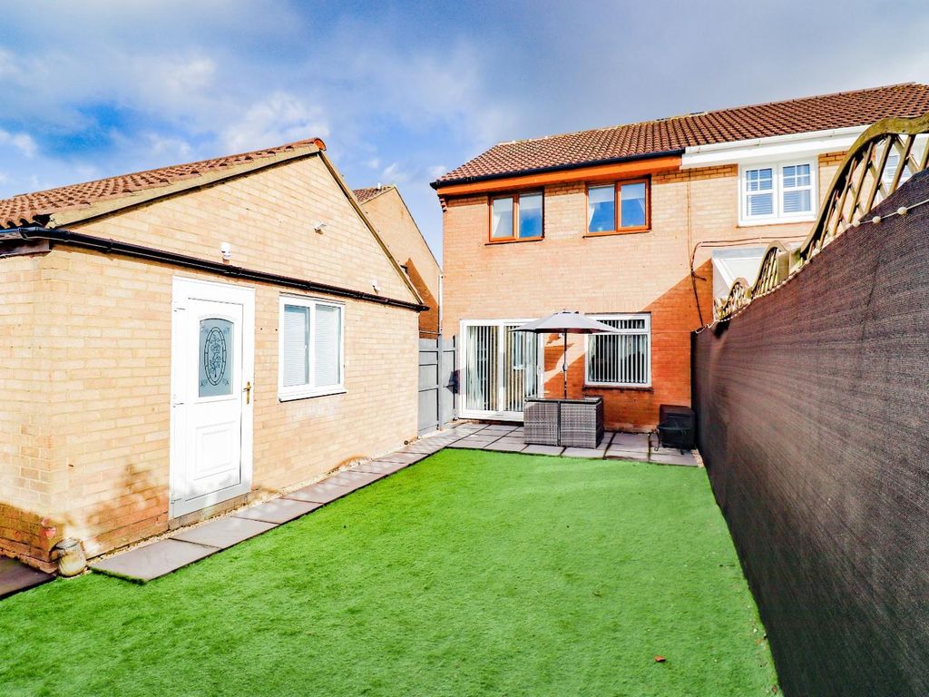 3 bed semi-detached house for sale in Wansford Close, Owington Farm, Billingham TS23, £160,000