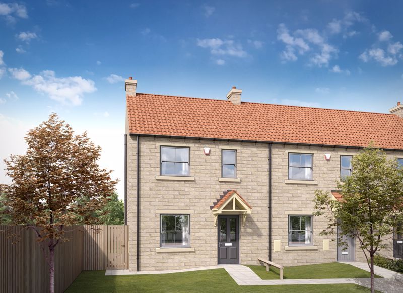 New home, 3 bed terraced house for sale in The Ashby At The Coast, Burniston, Scarborough YO13, £264,950
