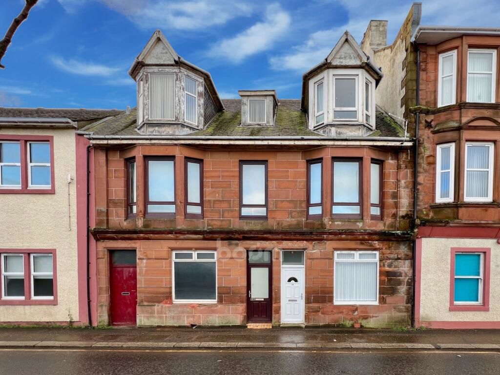 1 bed flat for sale in Vernon Street, Saltcoats KA21, £39,000
