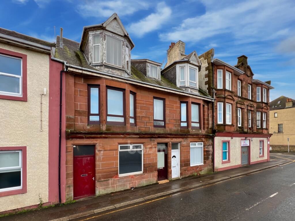 1 bed flat for sale in Vernon Street, Saltcoats KA21, £39,000