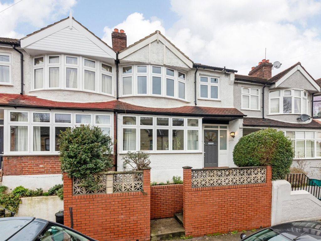 4 bed terraced house for sale in Waldegrave Road, Crystal Palace, London SE19, £895,000