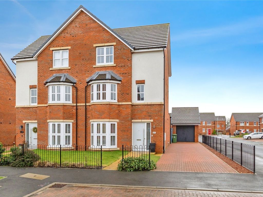 4 bed semi-detached house for sale in Hornbeam Drive, Yarm, Cleveland TS15, £290,000