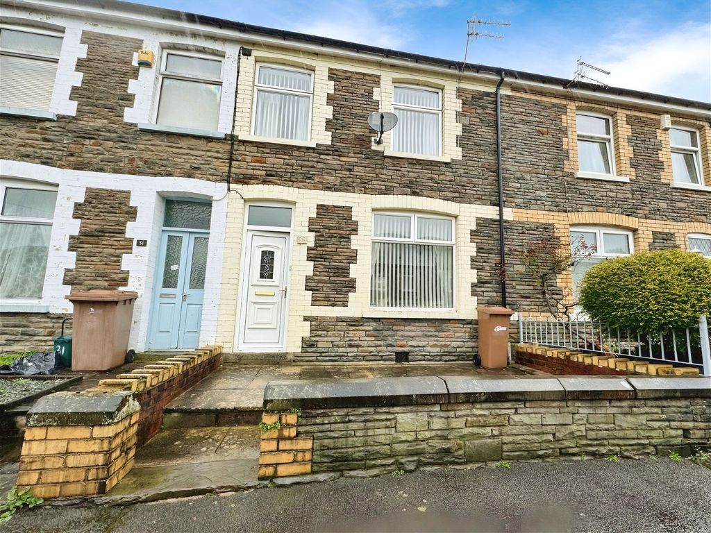 3 bed terraced house for sale in Garden Street, Llanbradach, Caerphilly CF83, £160,000