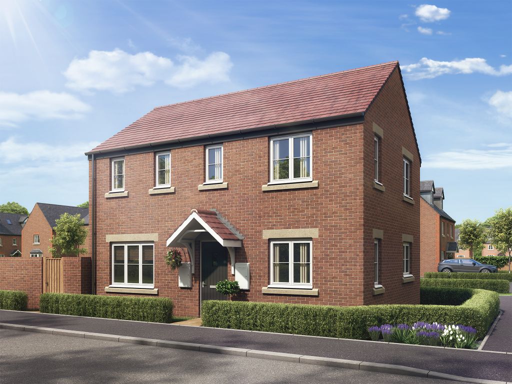 New home, 3 bed detached house for sale in "The Clayton Corner" at Boughton Green Road, Northampton NN2, £349,950