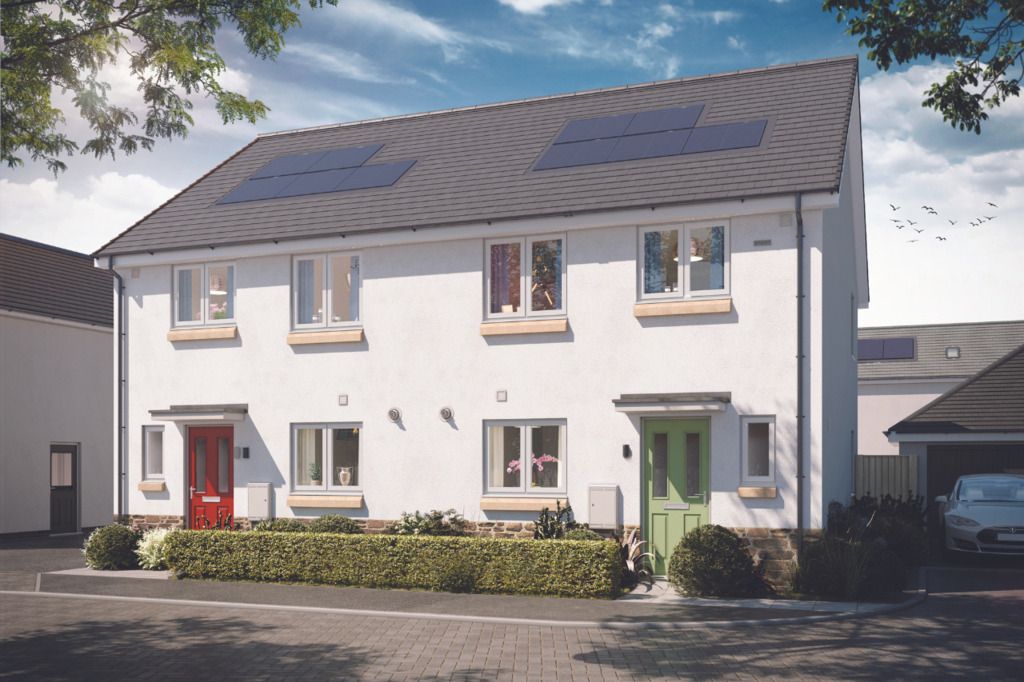 New home, 3 bed semi-detached house for sale in "The Eveleigh" at Long Rock, Penzance TR20, £319,950