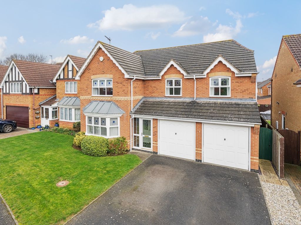 5 bed detached house for sale in Hengist Close, Quarrington, Sleaford NG34, £278,000