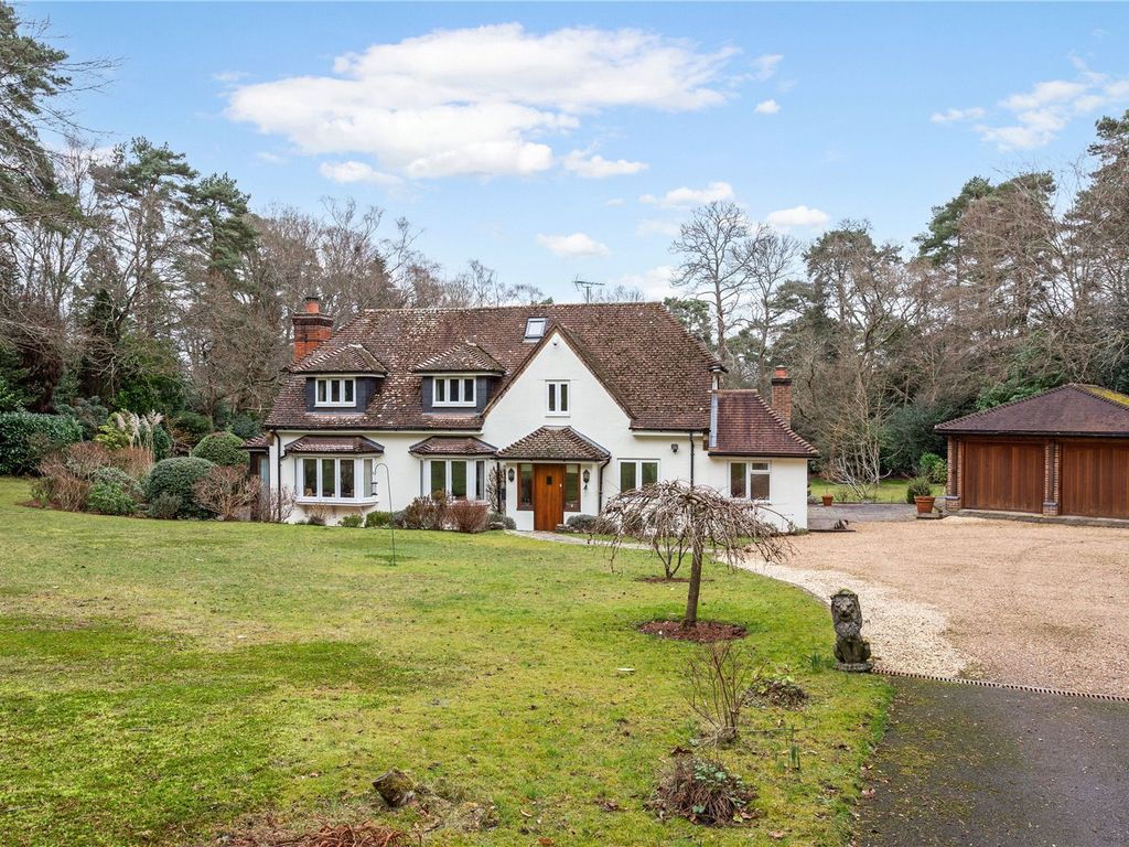 4 bed detached house for sale in Crooksbury Lane, The Sands, Farnham, Surrey GU10, £2,250,000