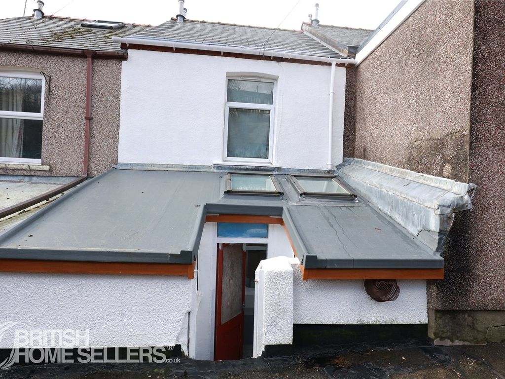 2 bed terraced house for sale in Excelsior Street, Waunlwyd, Ebbw Vale, Blaenau Gwent NP23, £90,000