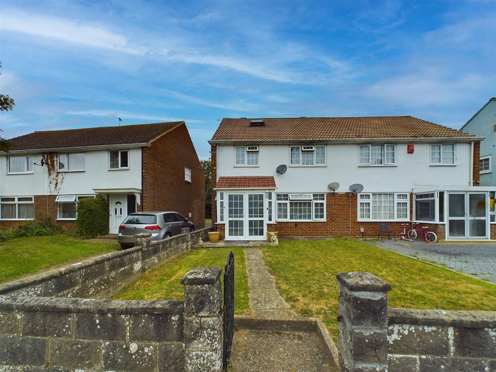 3 bed semi-detached house for sale in Jordans Crescent, Crawley RH11, £425,000