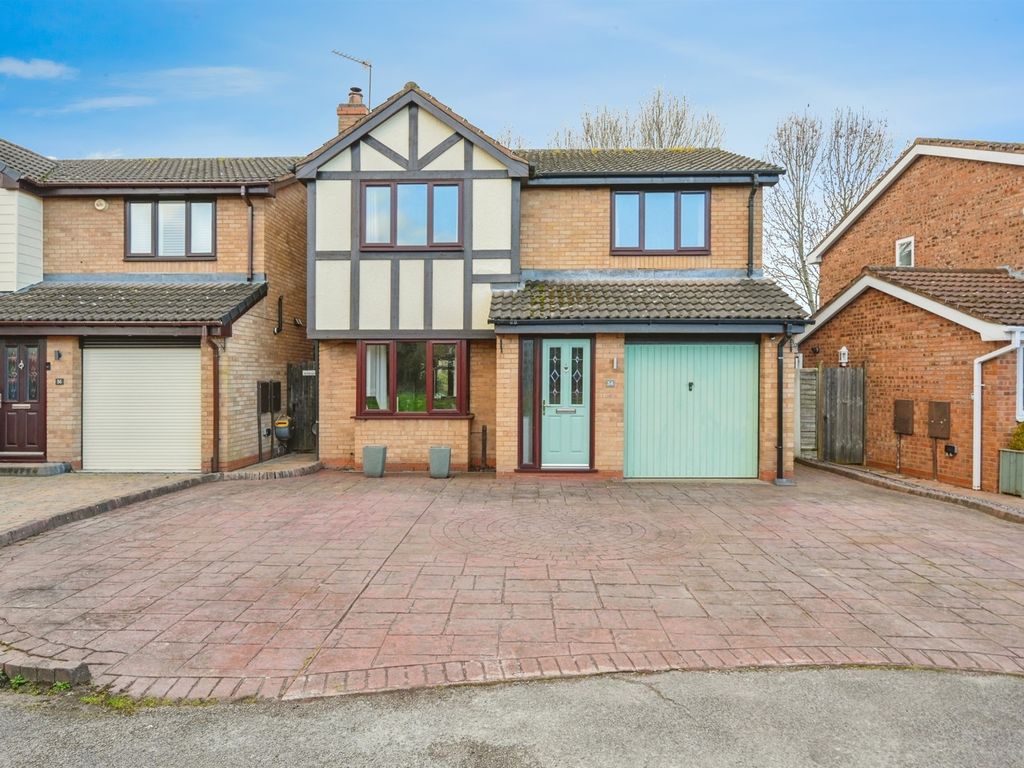 4 bed detached house for sale in Wordsworth Close, Armitage, Rugeley WS15, £350,000