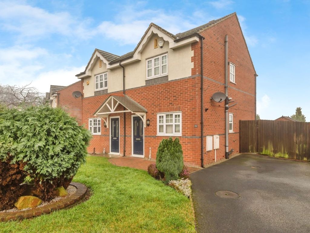 2 bed semi-detached house for sale in Borrowdale Crescent, Leeds LS12, £185,000