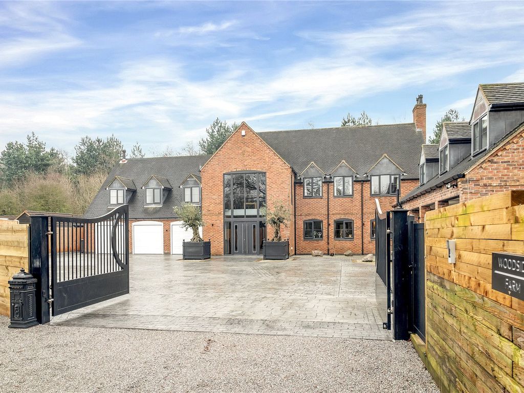 7 bed detached house for sale in Woodside Farm, Heath Road, Bagworth LE67, £1,700,000