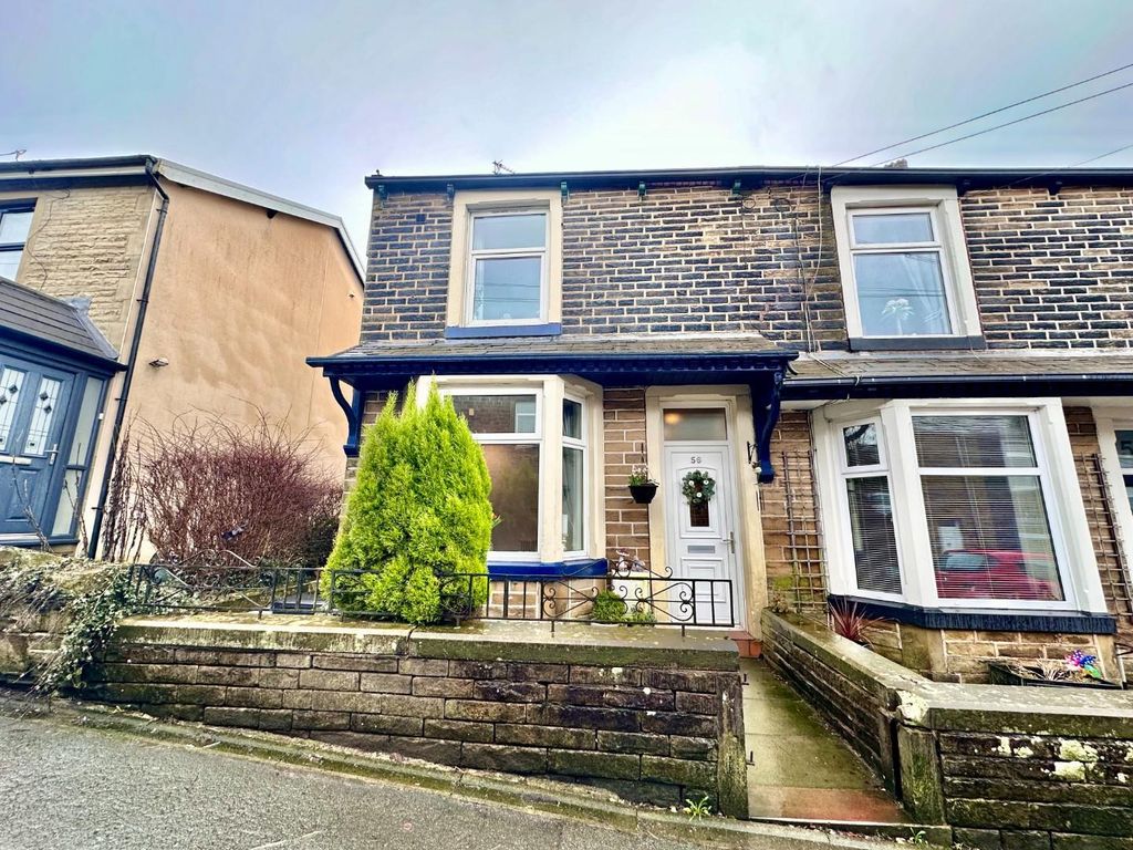 3 bed end terrace house for sale in Burnley Road, Briercliffe, Burnley BB10, £130,000