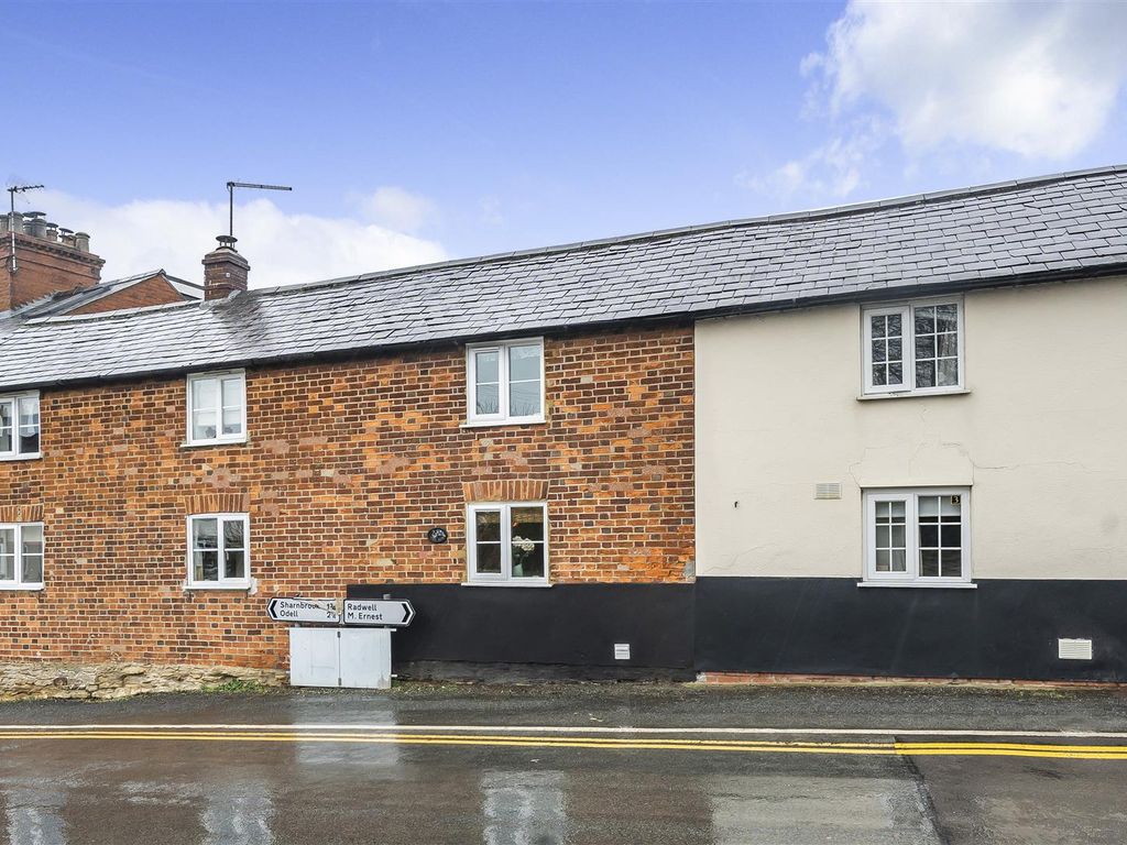 2 bed terraced house for sale in The Row, The High Road, Felmersham MK43, £235,000