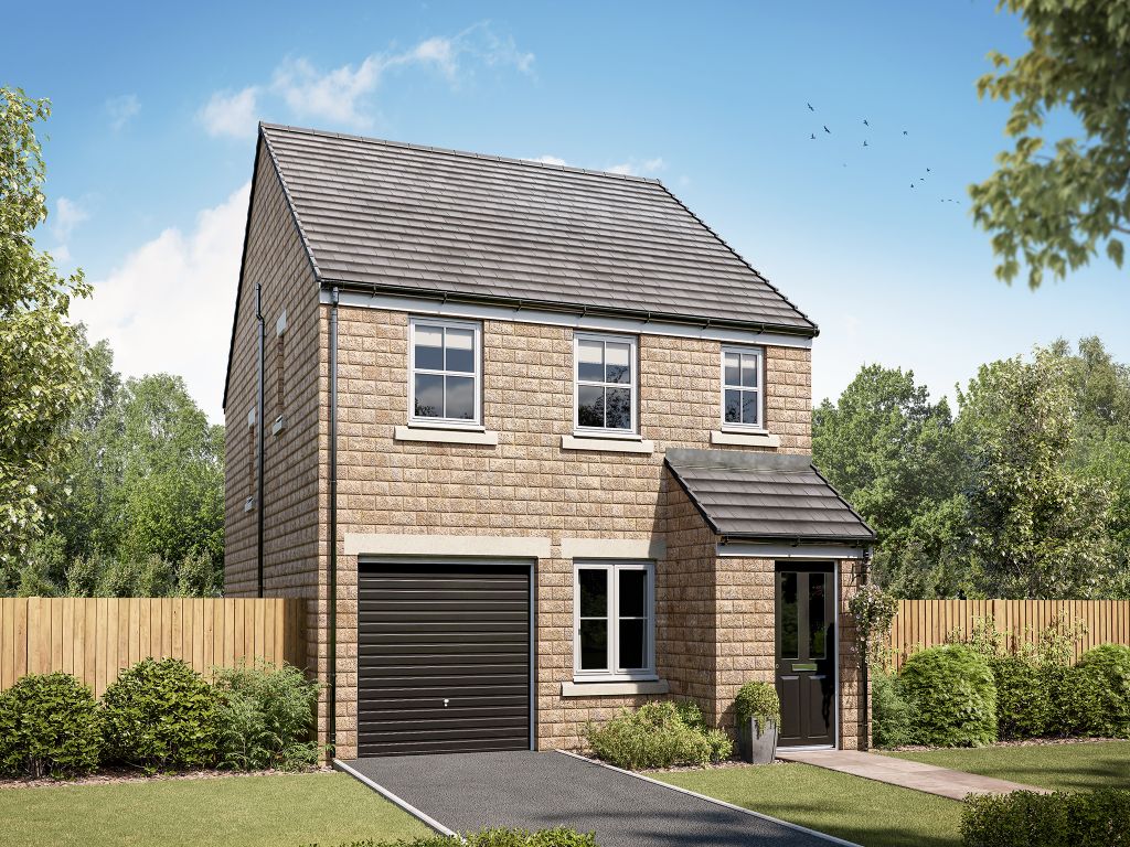 New home, 3 bed detached house for sale in "The Dalby" at Netherton Moor Road, Netherton, Huddersfield HD4, £299,950