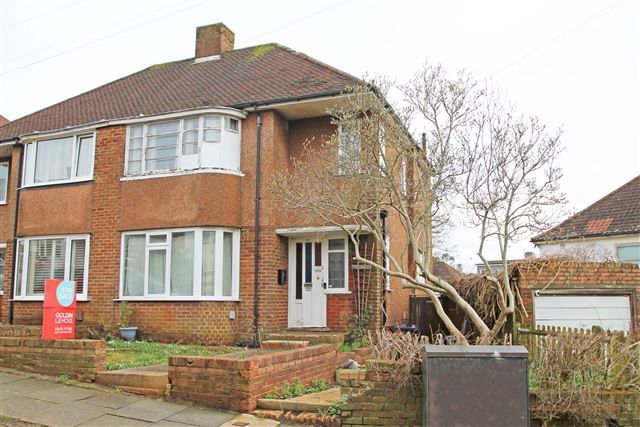 3 bed semi-detached house for sale in Poplar Avenue, Hove BN3, £400,000