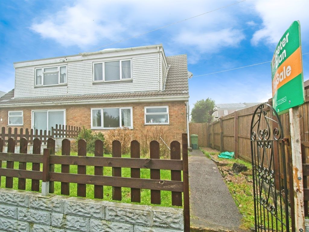 3 bed semi-detached house for sale in The Heathlands, Gilfach Goch, Porth CF39, £210,000