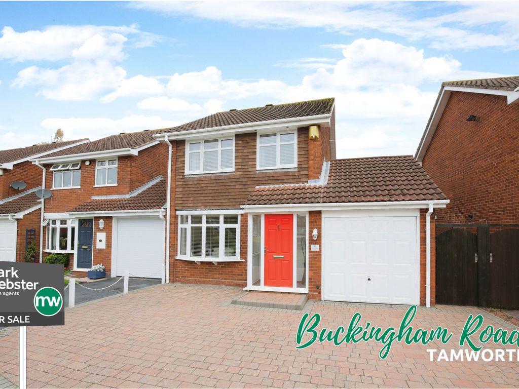 3 bed detached house for sale in Buckingham Road, Tamworth B79, £325,000