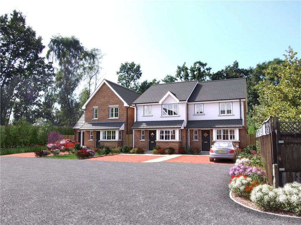 New home, 3 bed semi-detached house for sale in Woodcot Gardens, Cove, Farnborough, Hampshire GU14, £460,000