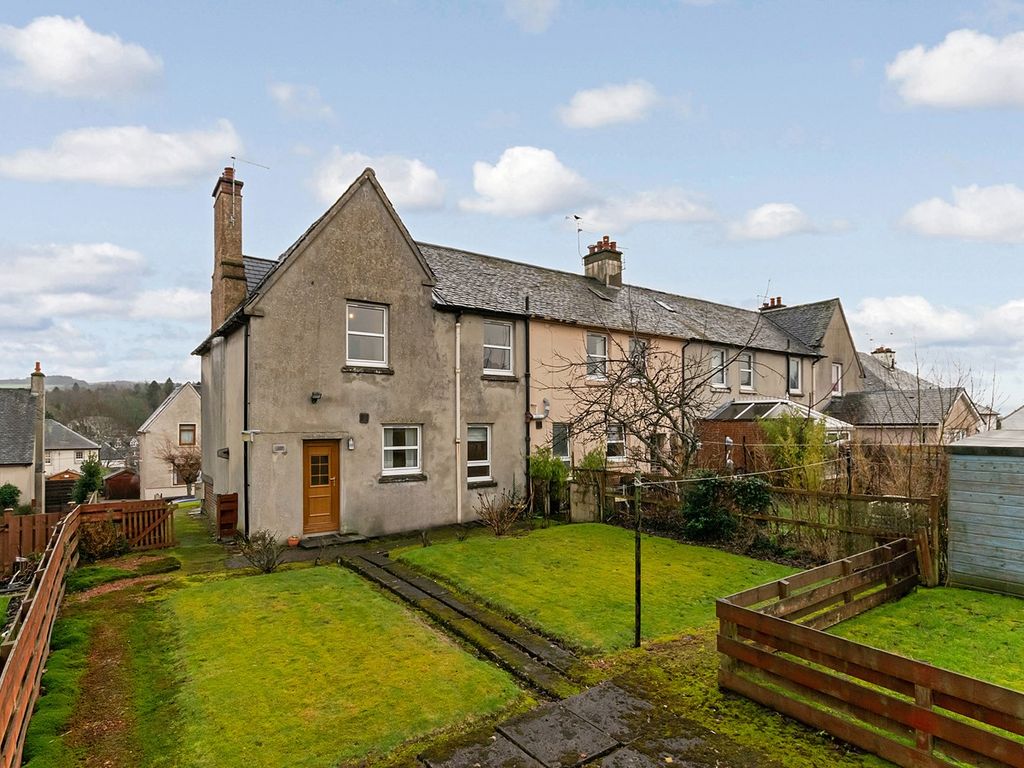 3 bed end terrace house for sale in George Street, Dunblane FK15, £185,000