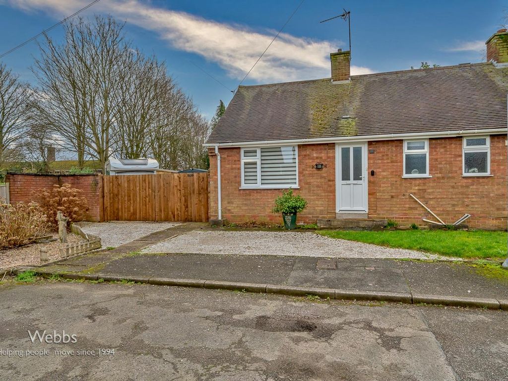 1 bed semi-detached bungalow for sale in Elgar Close, Cannock WS11, £155,000