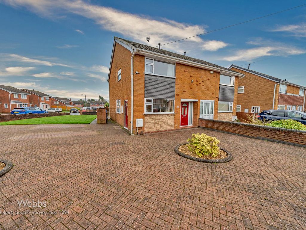 3 bed semi-detached house for sale in Arnotdale Drive, Hednesford, Cannock WS12, £260,000
