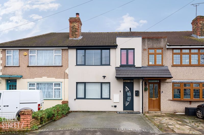 3 bed terraced house for sale in Woburn Avenue, Hornchurch RM12, £500,000