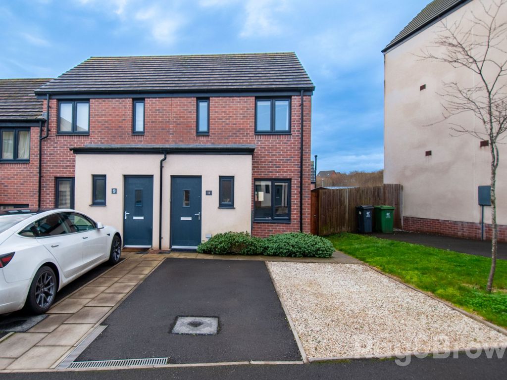 2 bed terraced house for sale in Heol Booths, Old St. Mellons, Cardiff CF3, £245,000