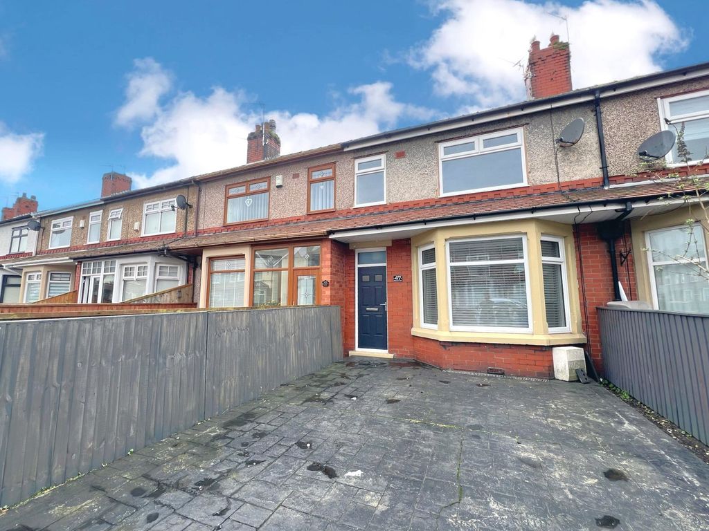 3 bed terraced house for sale in Bramley Avenue, Fleetwood FY7, £130,000