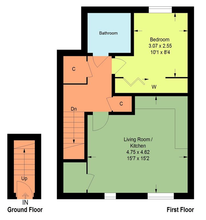 1 bed flat for sale in Mccormack Place, Larbert FK5, £114,000