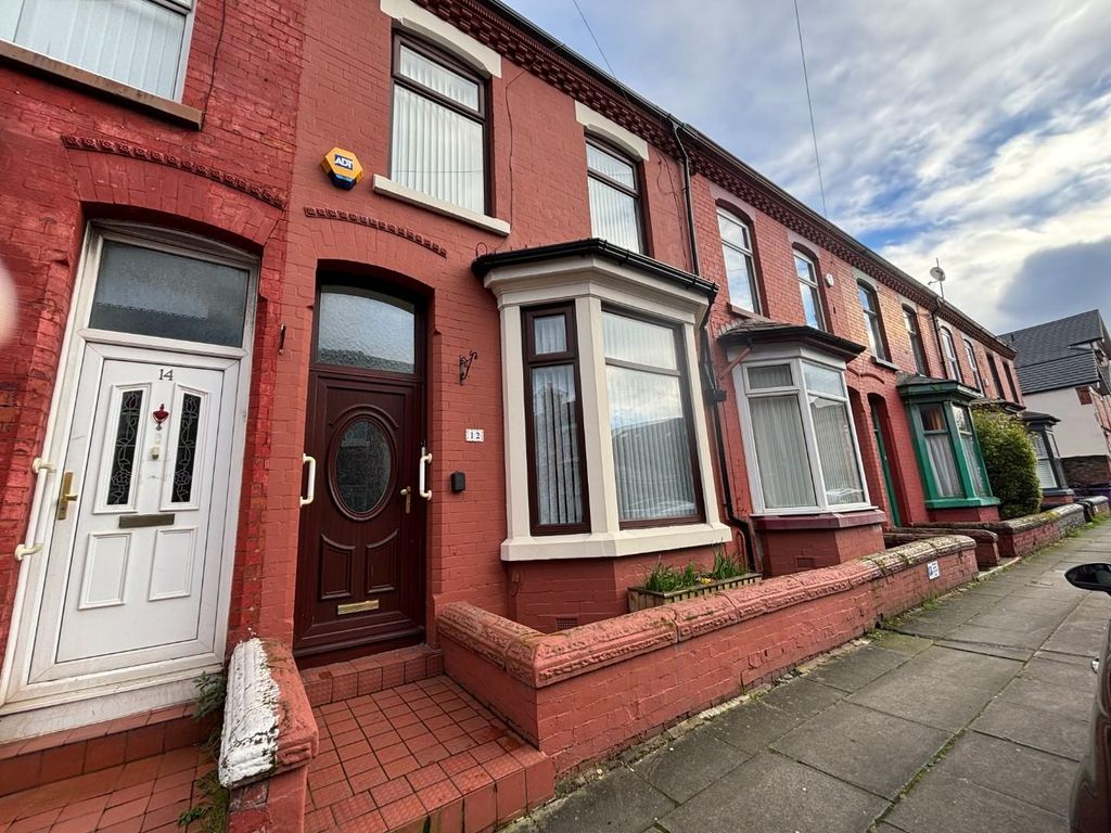 3 bed terraced house for sale in Moss Street, Garston, Liverpool L19, £150,000
