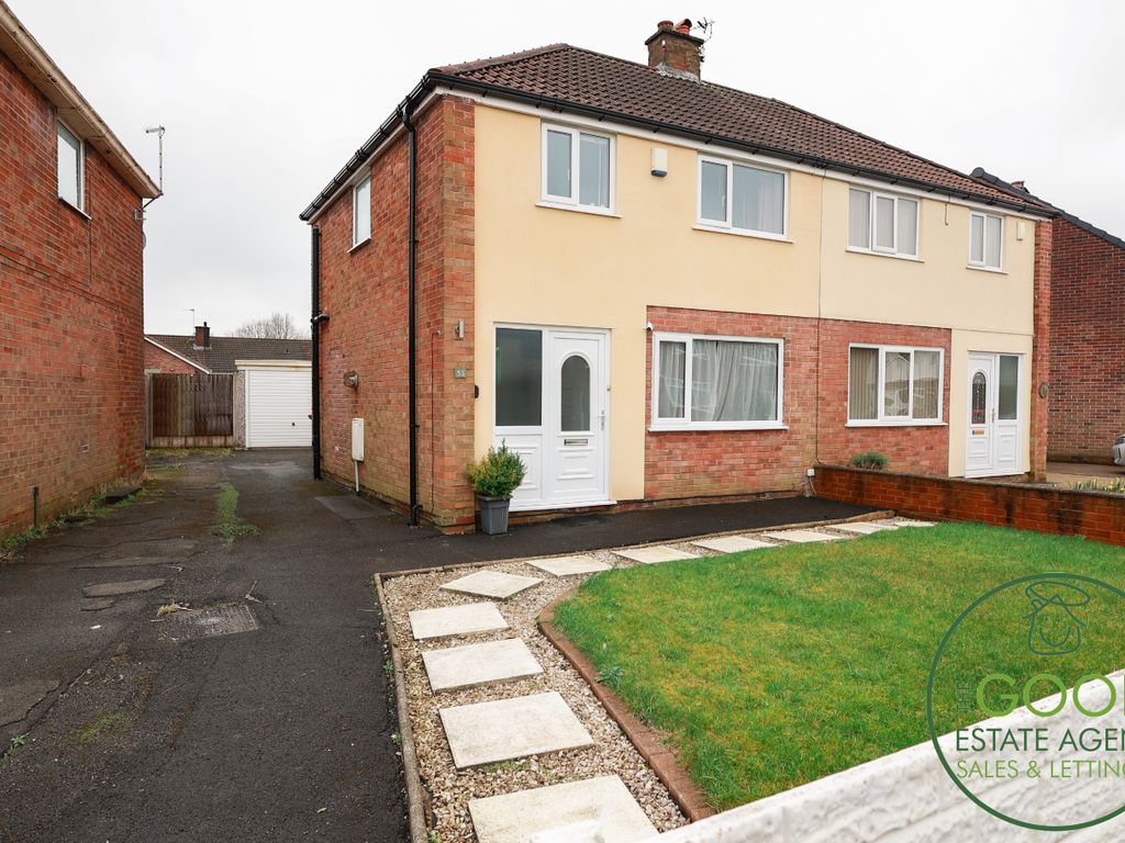 2 bed semi-detached house for sale in Coniston Road, Preston PR2, £175,000