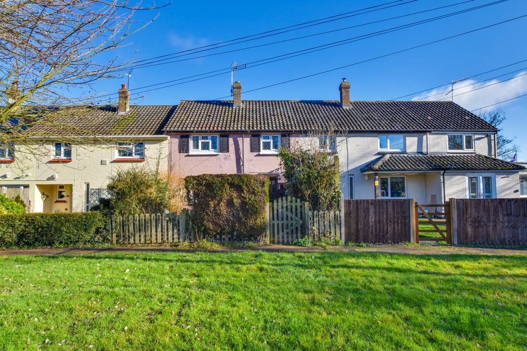 3 bed terraced house for sale in Copthall Close, Great Hallingbury, Bishop's Stortford CM22, £325,000