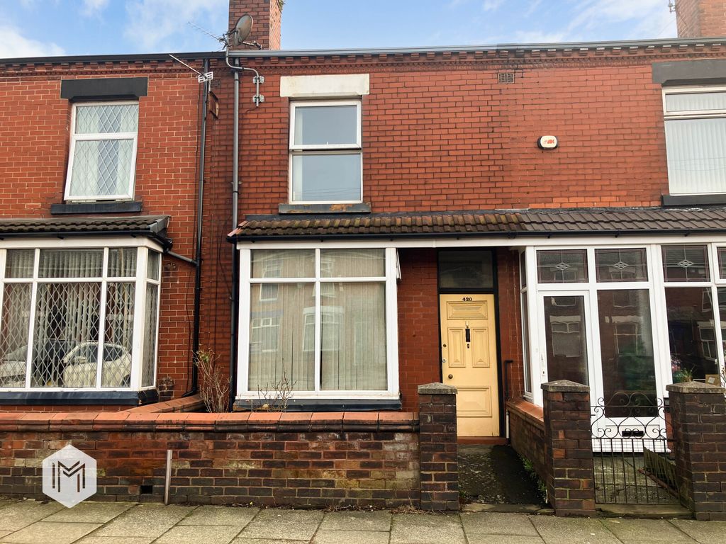 2 bed terraced house for sale in Tonge Moor Road, Tonge Moor, Bolton BL2, £90,000