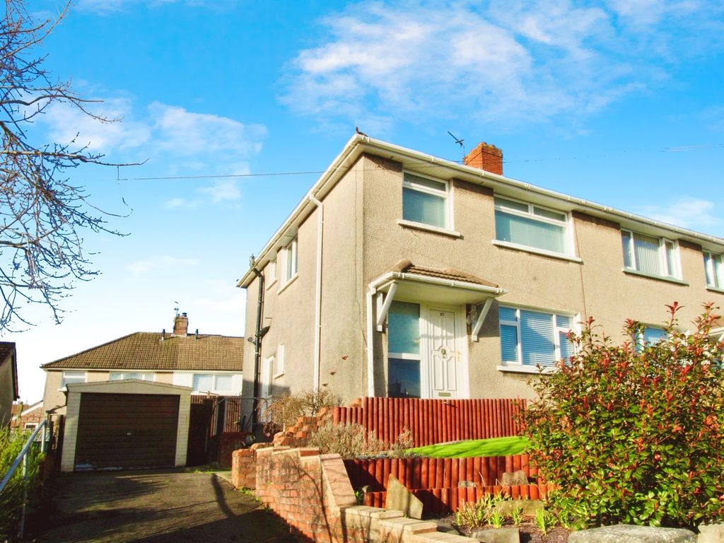 3 bed semi-detached house for sale in Johnston Road, Llanishen, Cardiff CF14, £325,000