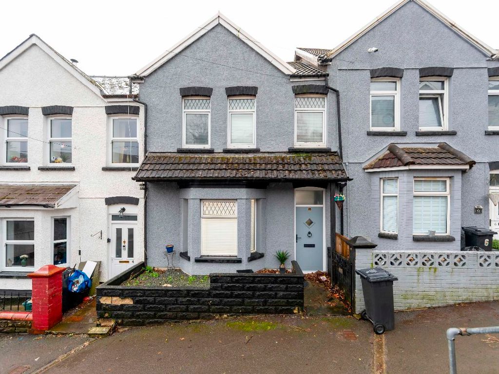 4 bed terraced house for sale in The Park, Treharris CF46, £145,000