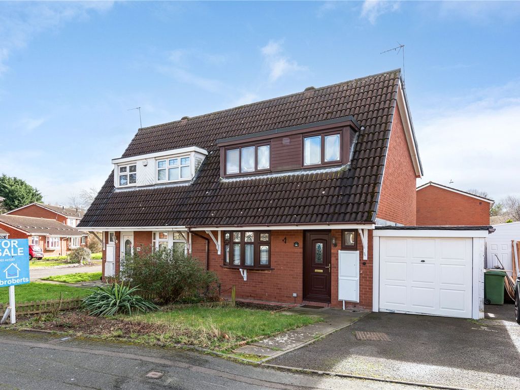 3 bed semi-detached house for sale in Penshaw Close, Pendeford, Wolverhampton, Wets Midlands WV9, £200,000