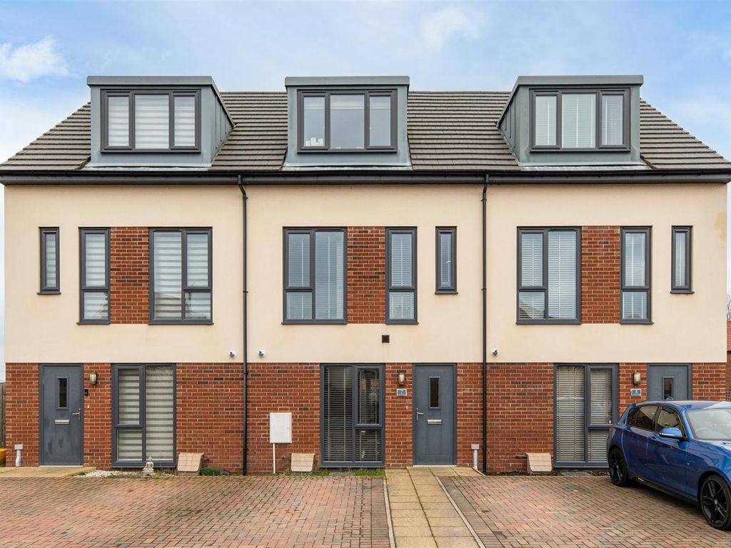 New home, 3 bed town house for sale in Woodside Way, Saxon Vale, Ellington NE61, £210,000