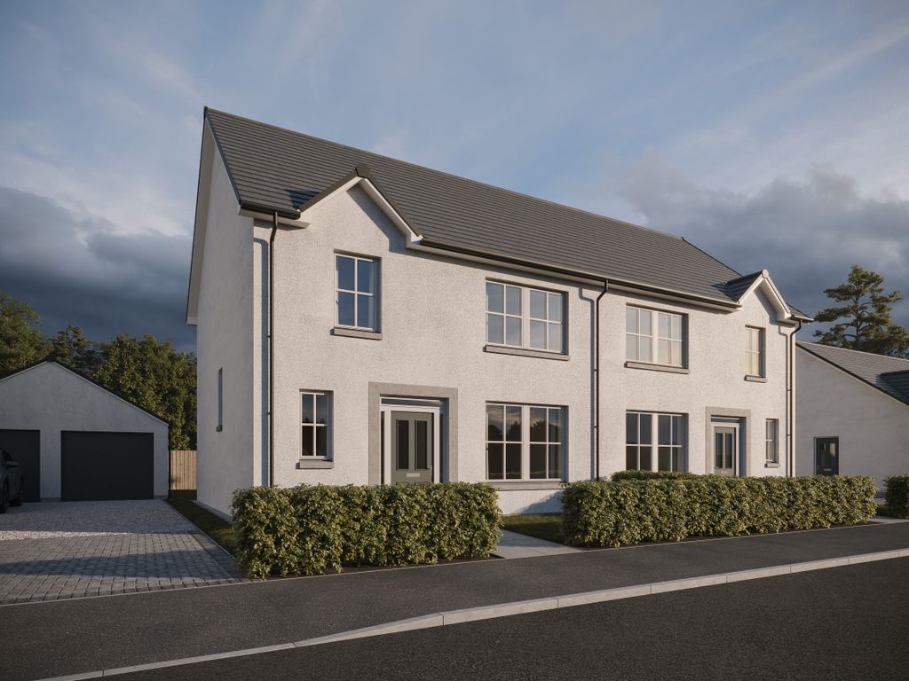 New home, 3 bed semi-detached house for sale in Bruce Circle, Insch AB52, £264,995