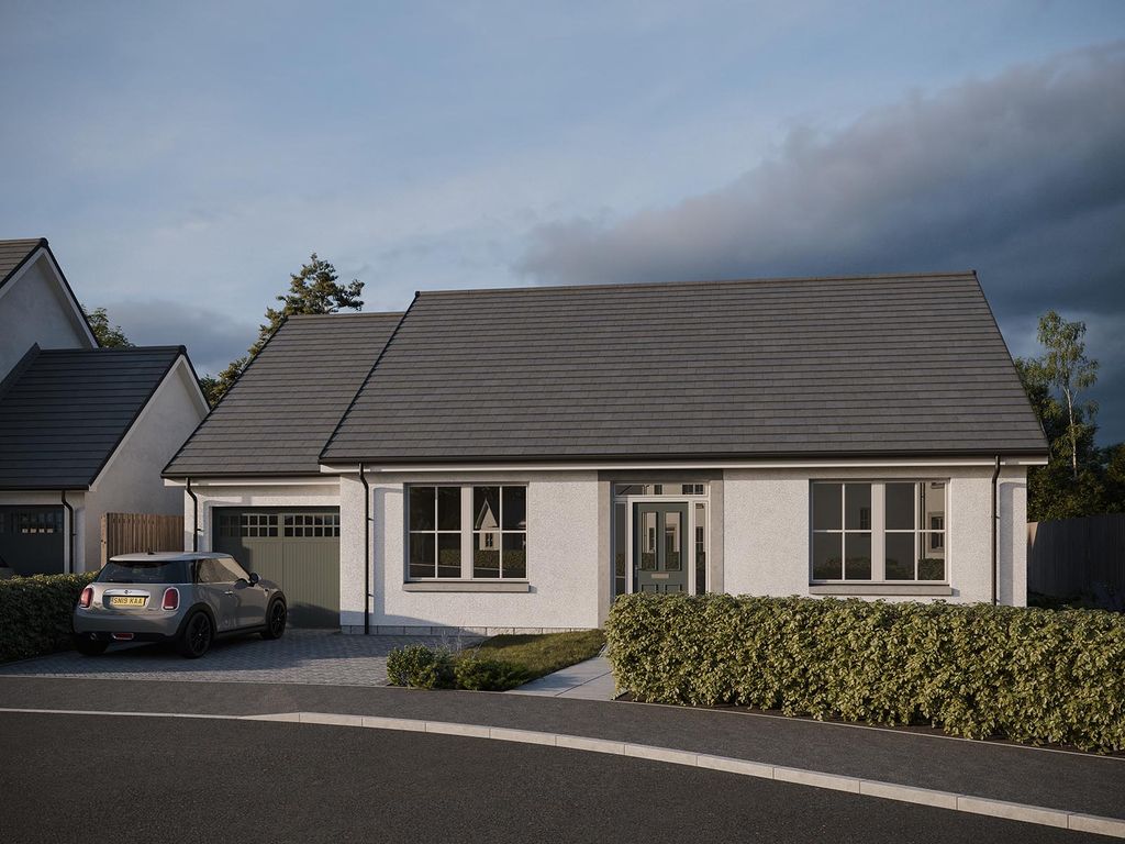New home, 3 bed detached bungalow for sale in Bruce Circle, Insch AB52, £334,995