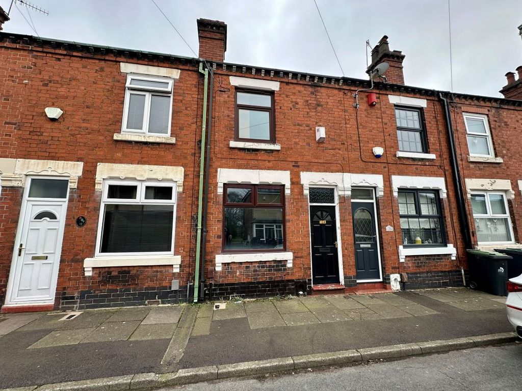 2 bed terraced house for sale in 14 Murhall Street, Stoke-On-Trent, Staffordshire ST6, £64,000
