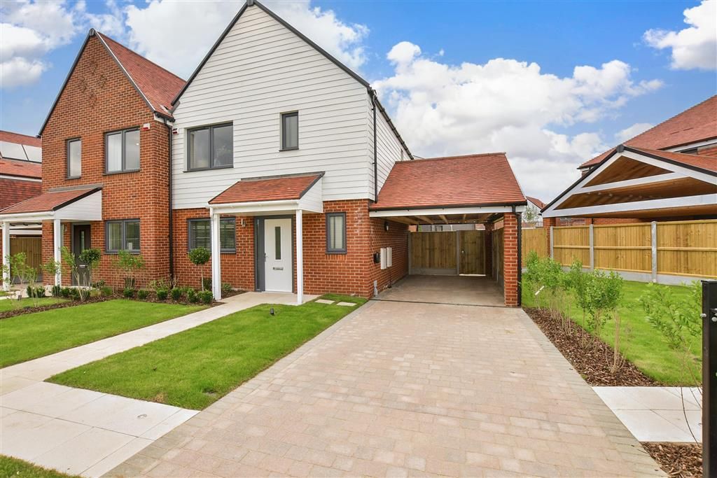 New home, 3 bed semi-detached house for sale in Citronella Road, Grasmere Gardens (Phase 1), Chestfield, Whitstable, Kent CT5, £264,500