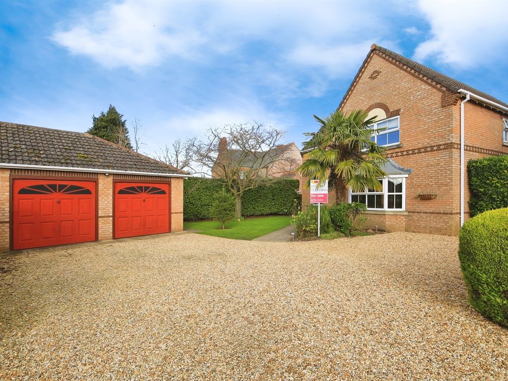 4 bed detached house for sale in Edgefield, Weston, Spalding PE12, £450,000