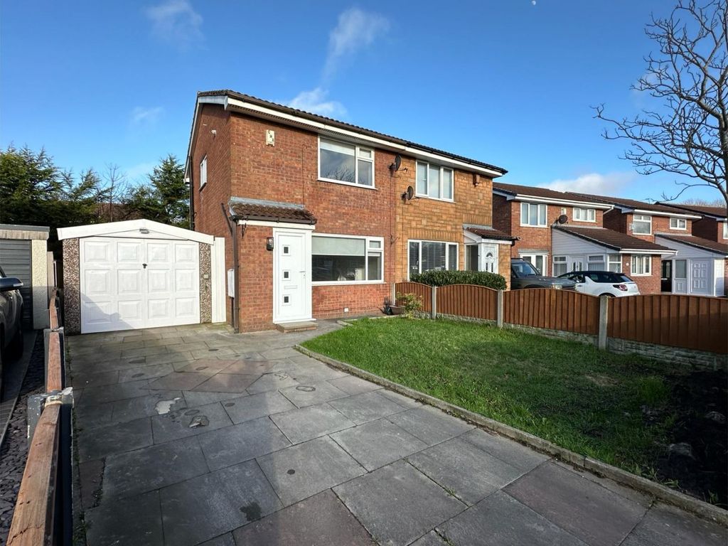 2 bed semi-detached house for sale in St. Davids Drive, Warrington WA5, £199,950