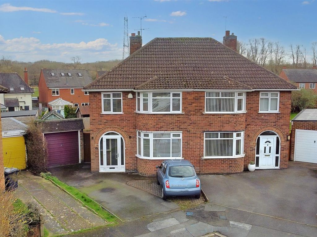 3 bed semi-detached house for sale in Charles Drive, Anstey, Leicester LE7, £279,950