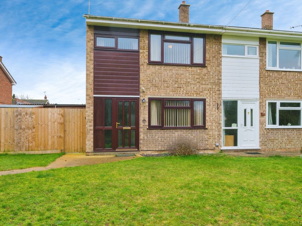 3 bed semi-detached house for sale in Kingfisher Walk, Linton, Cambridge, Cambridgeshire CB21, £375,000