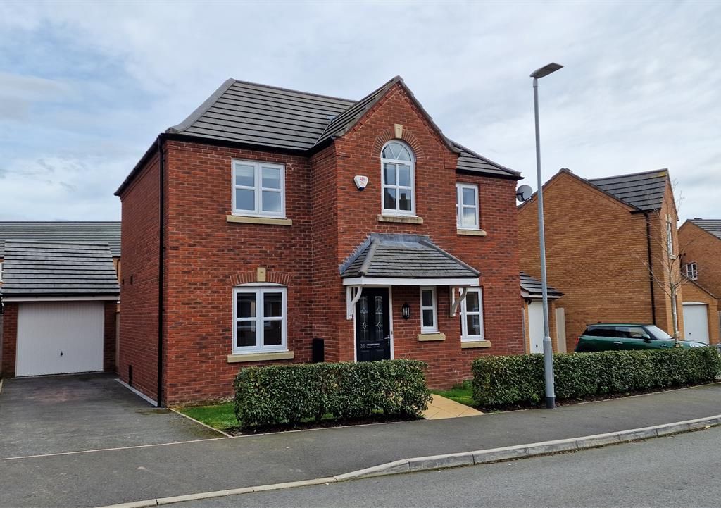 4 bed detached house to rent in Lostock Drive, Middlewich CW10, £1,500 pcm