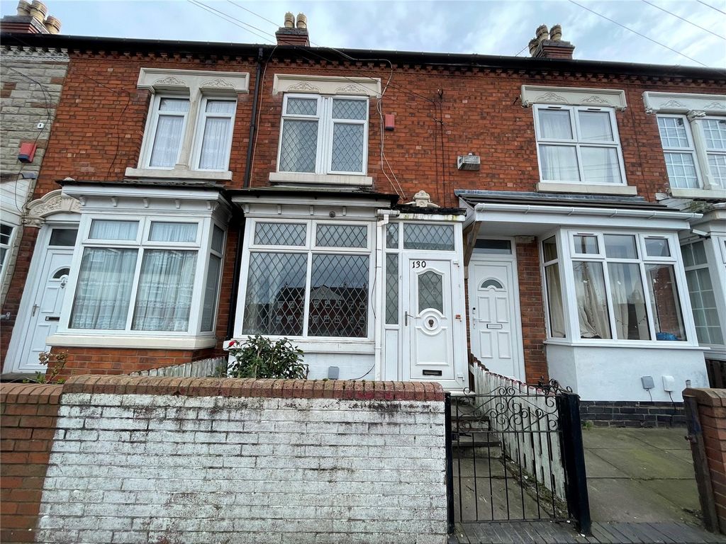 2 bed terraced house for sale in Shenstone Road, Edgbaston, Birmingham, West Midlands B16, £130,000