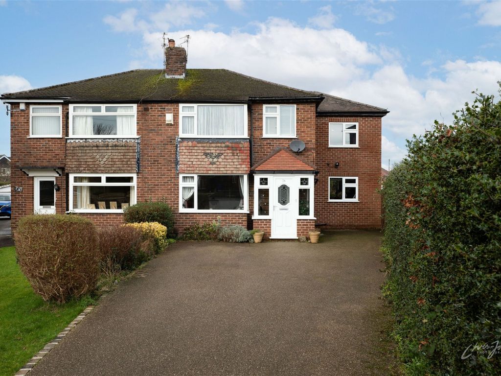 4 bed semi-detached house for sale in Alderley Close, Hazel Grove, Stockport SK7, £450,000